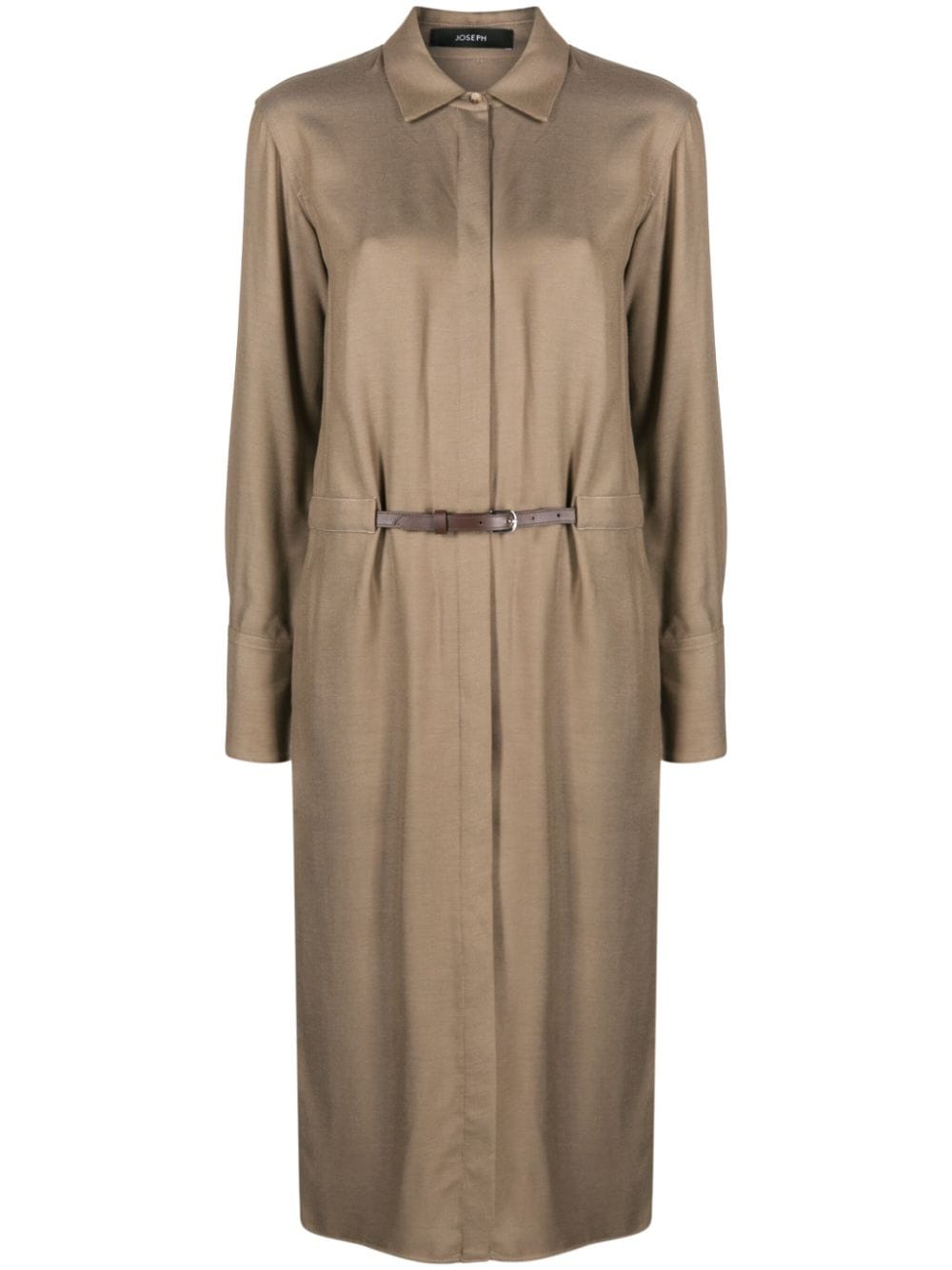 JOSEPH Daval belted shirtdress - Brown von JOSEPH