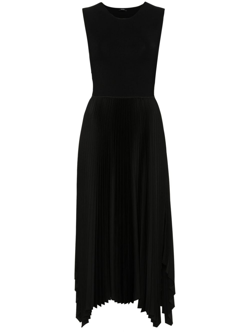 JOSEPH Dera pleated midi dress - Black von JOSEPH