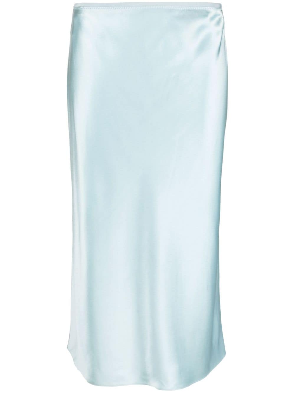 JOSEPH Isaak satin silk midi skirt - Blue von JOSEPH