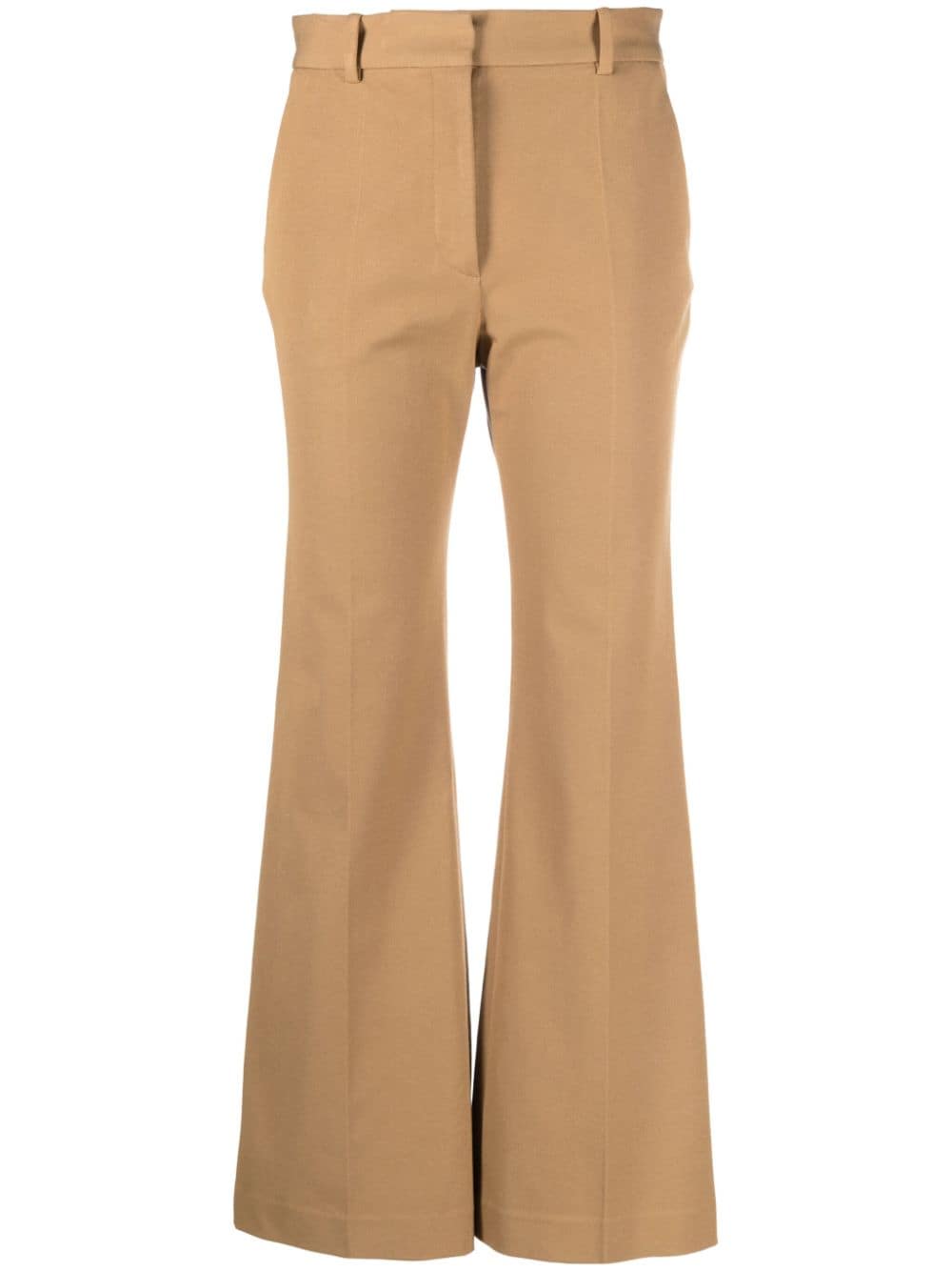 JOSEPH Tafira gabardine flared trousers - Brown von JOSEPH