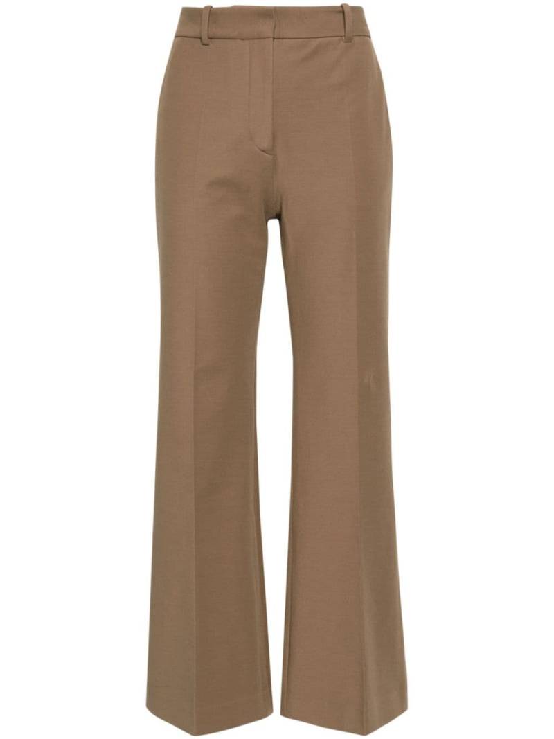 JOSEPH Tafira high-rise flared trousers - Brown von JOSEPH