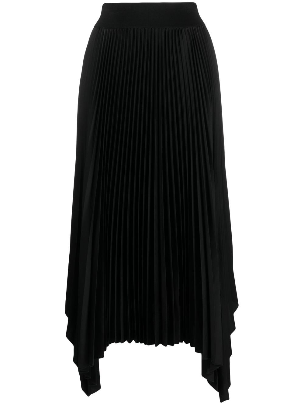 JOSEPH asymmetric pleated skirt - Black von JOSEPH