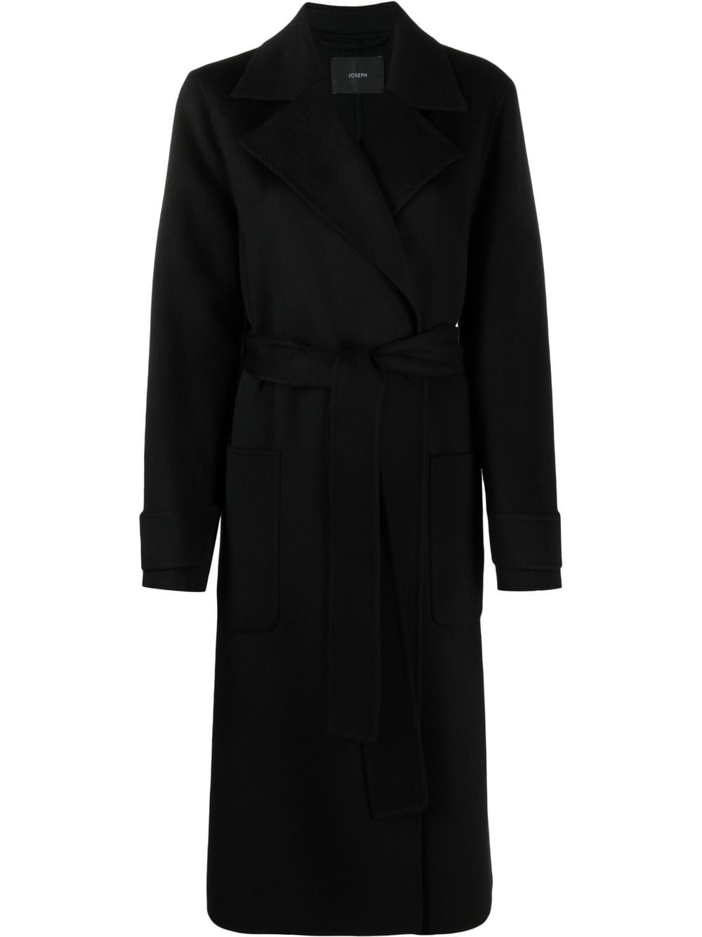 JOSEPH belted wool coat - Black von JOSEPH