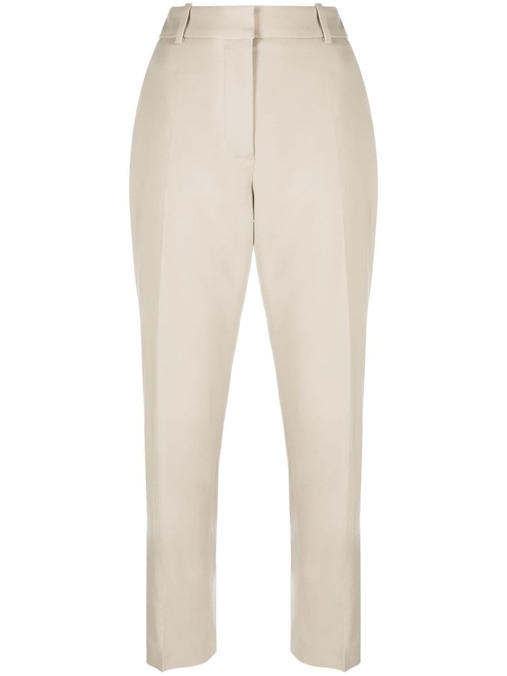 JOSEPH cropped straight-leg trousers - Neutrals von JOSEPH