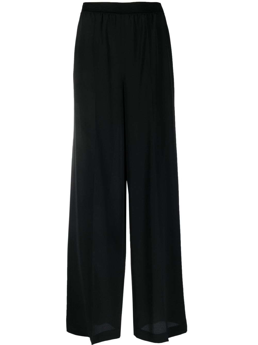 JOSEPH elasticated wide-leg trousers - Black von JOSEPH