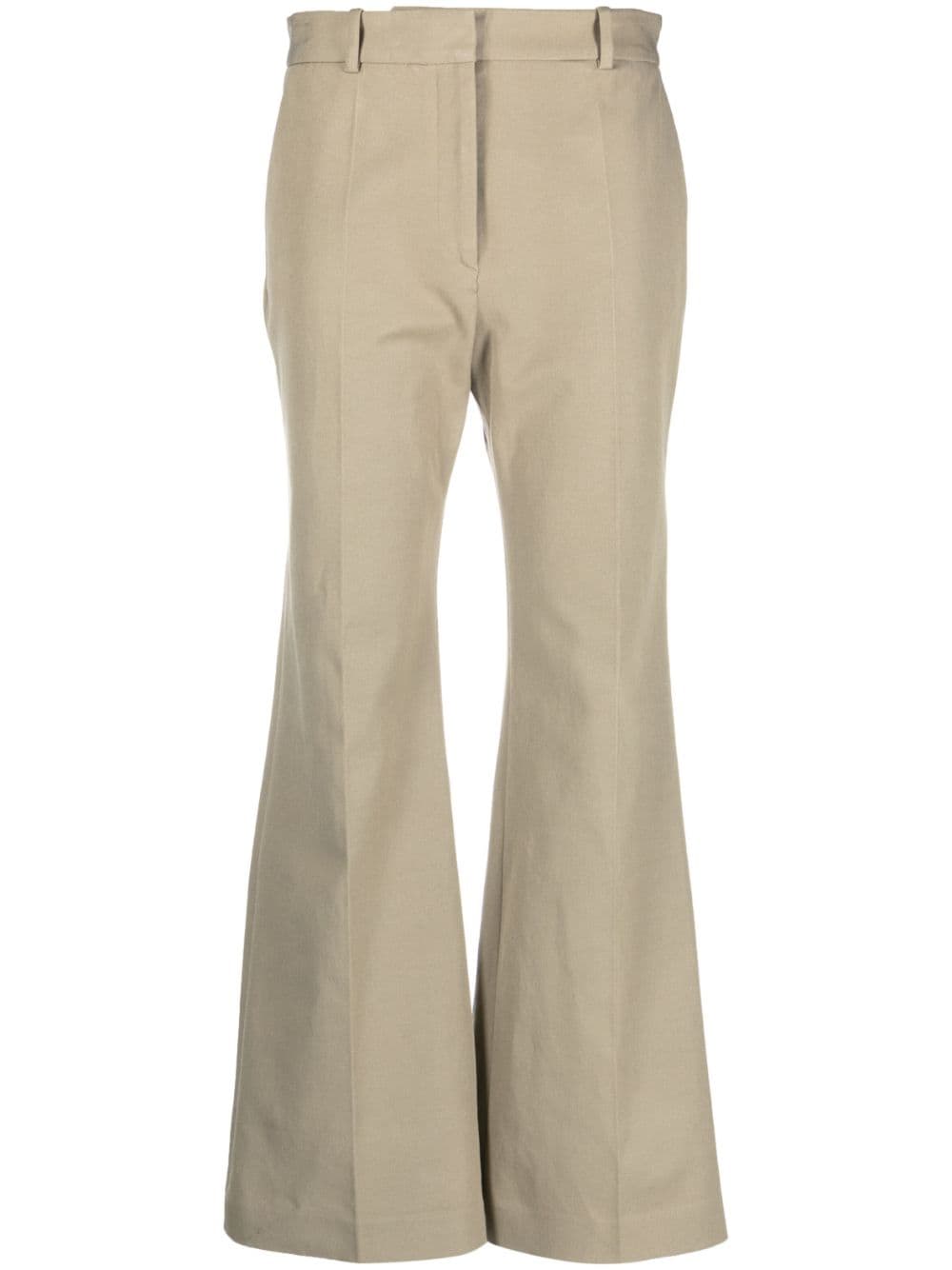 JOSEPH flared tailored trousers - Green von JOSEPH