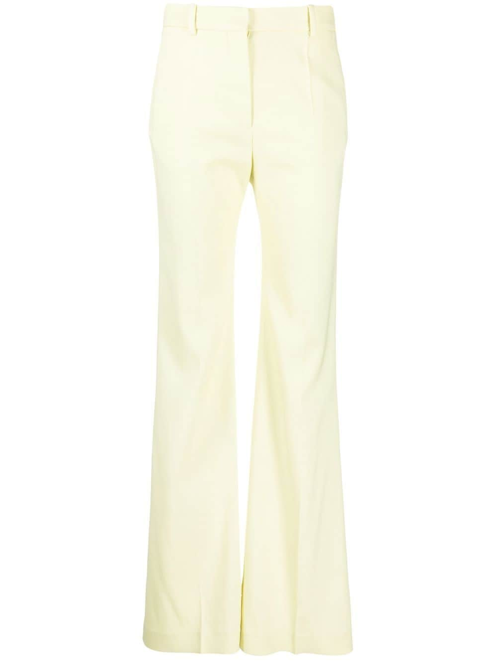 JOSEPH high-waisted flared leg trousers - Yellow von JOSEPH