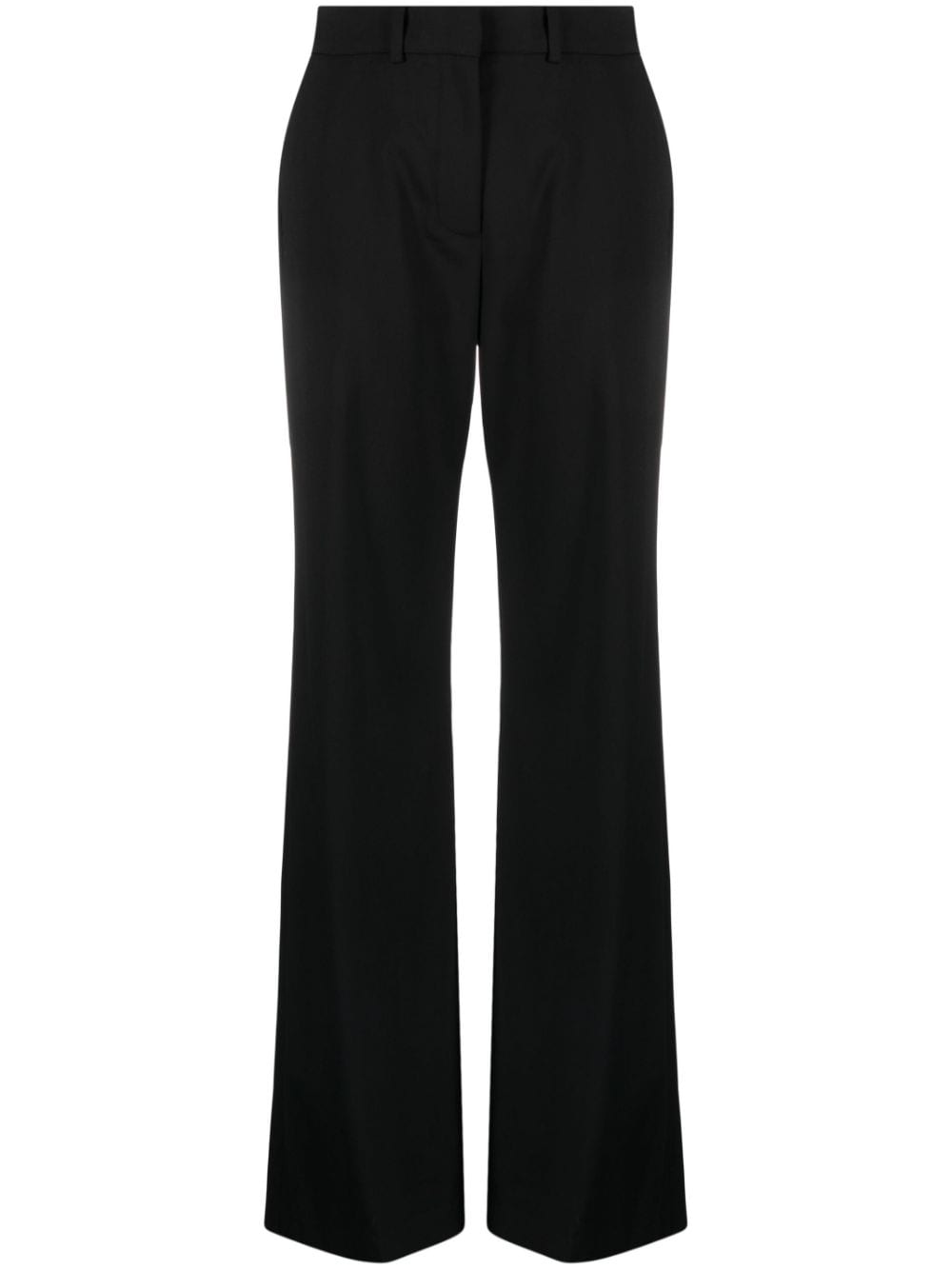 JOSEPH plain straight-leg trousers - Black von JOSEPH