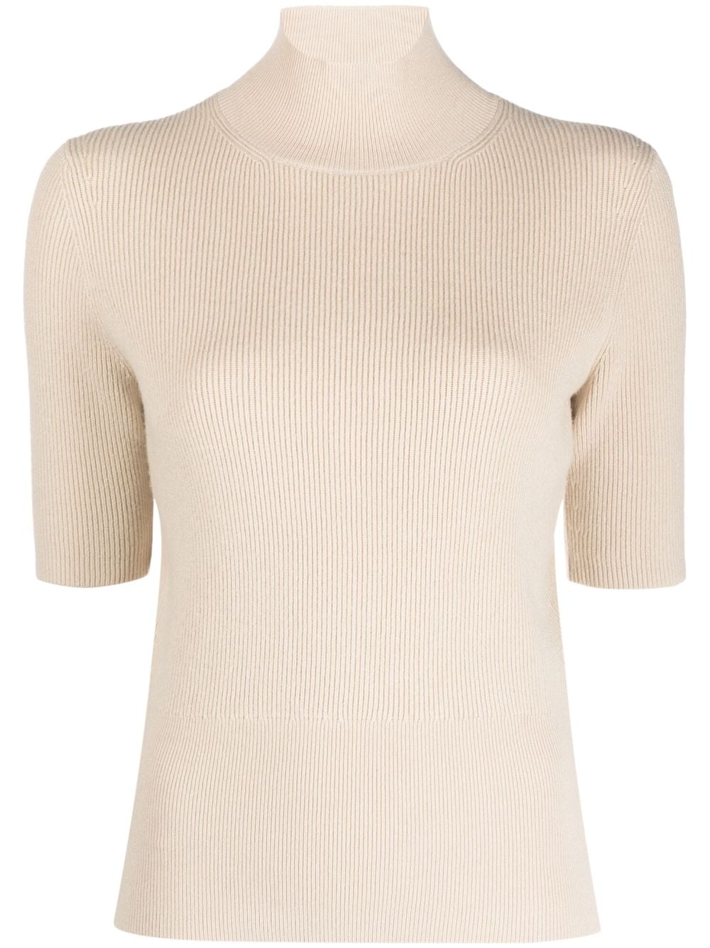 JOSEPH roll neck knitted top - Neutrals von JOSEPH