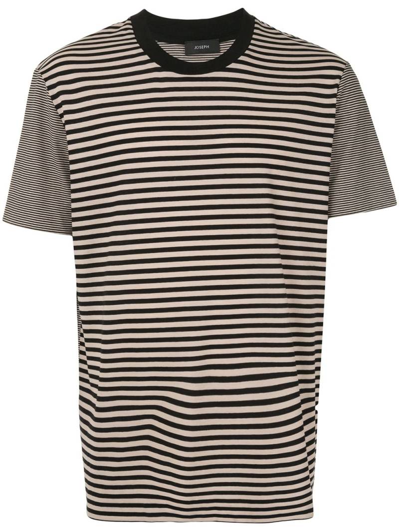 JOSEPH striped cotton T-shirt - Black von JOSEPH