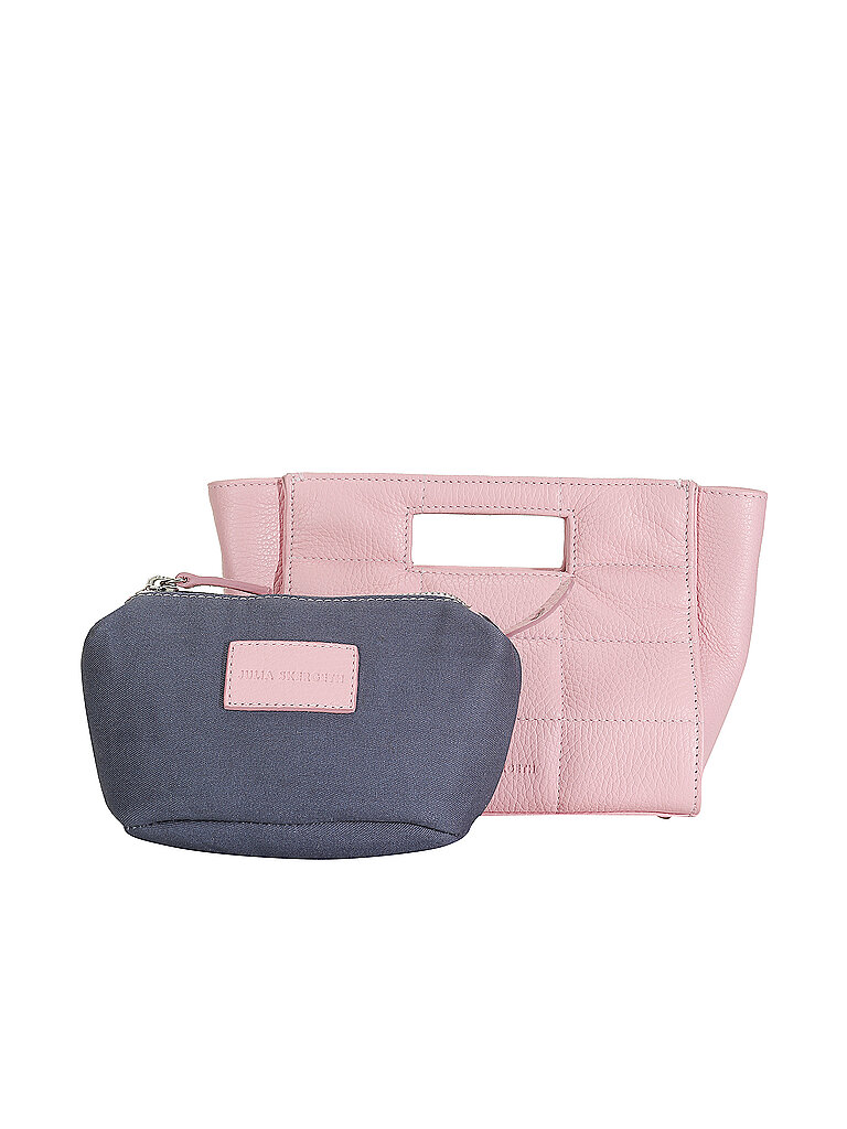 JULIA SKERGETH Ledertasche - Mini Bag THE QULITED BAG MINI rosa von JULIA SKERGETH