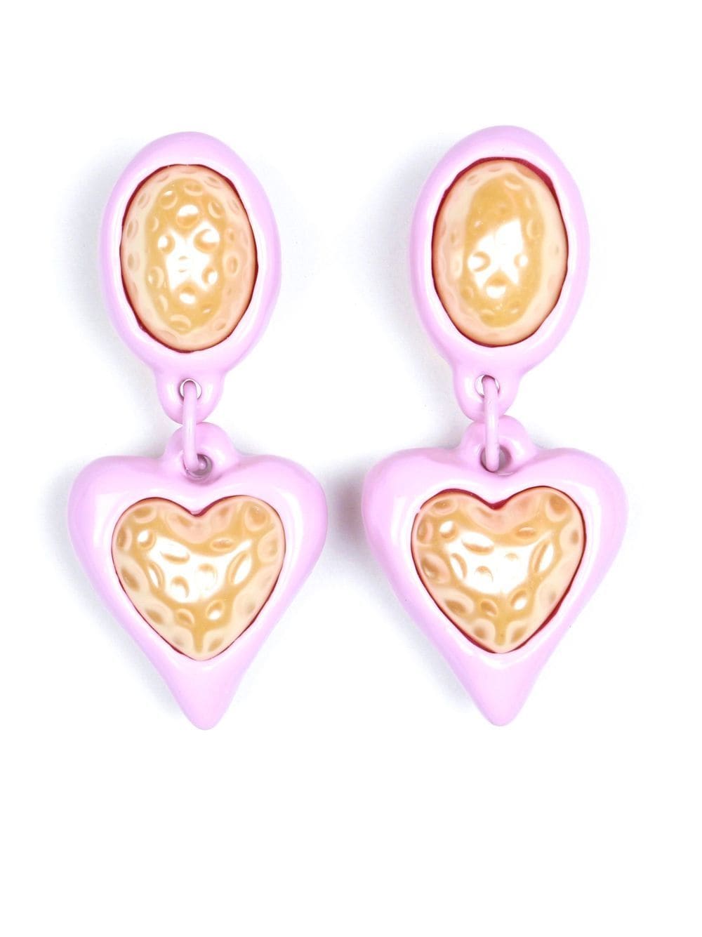 JULIETTA Night Fever drop earrings - Pink von JULIETTA