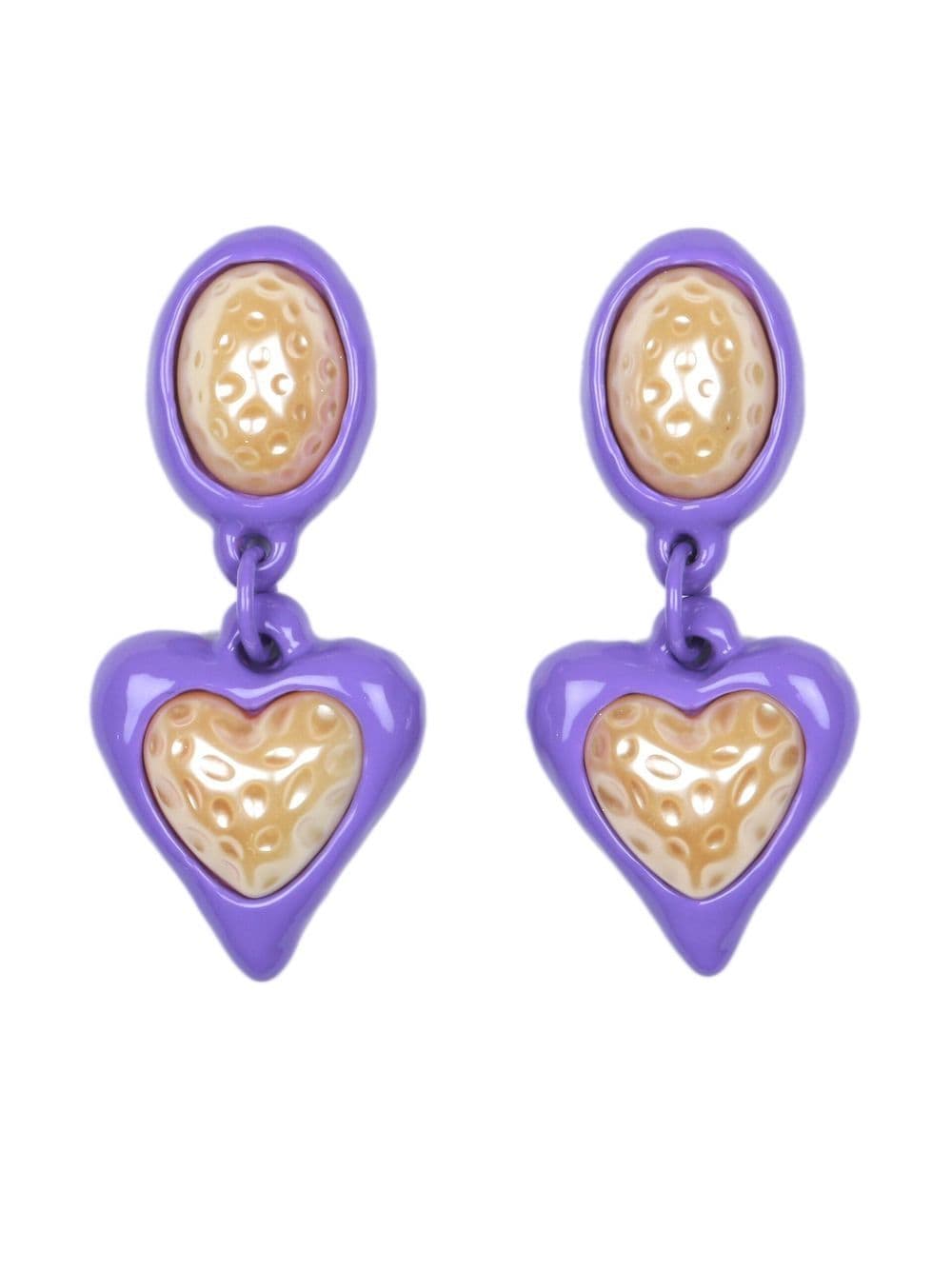 JULIETTA Night Fever drop earrings - Purple von JULIETTA