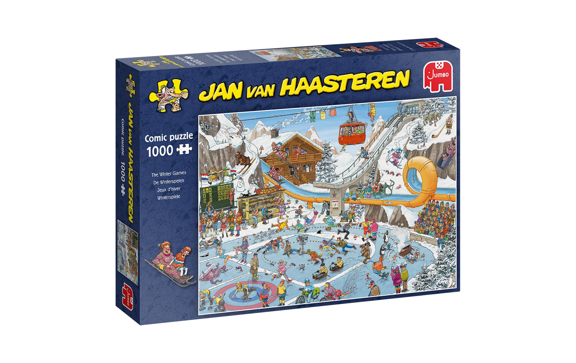JUMBO Verlag Puzzle »Die Winterspiele«