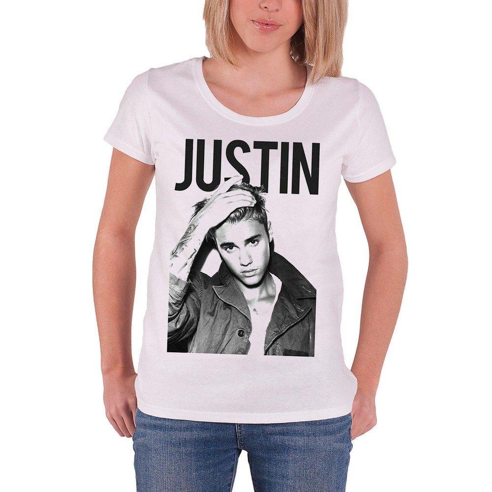 Bold Tshirt Damen Weiss XL von JUSTIN BIEBER