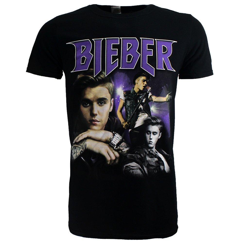 Homage Tshirt Damen Schwarz L von JUSTIN BIEBER