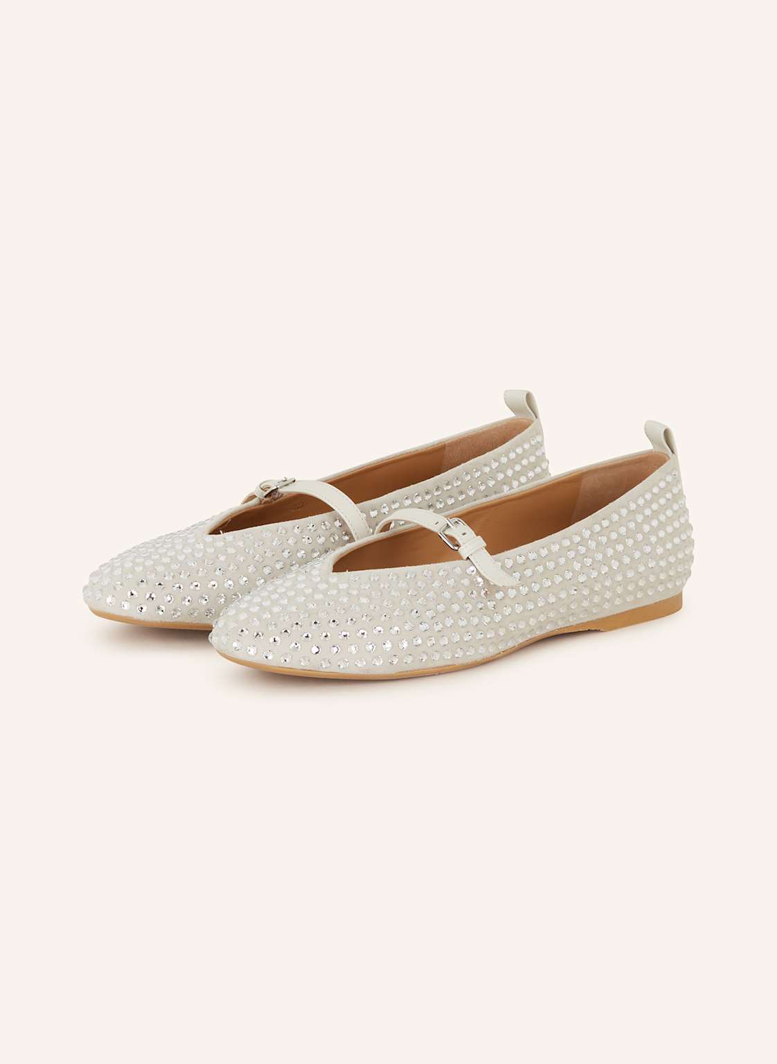 Jw Anderson Mary-Jane-Ballerinas Mit Schmucksteinen weiss Jw Anderson Mary-Jane-Ballerinas Mit Schmucksteinen weiss von JW ANDERSON