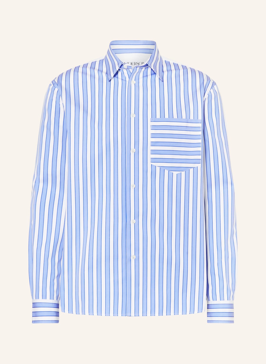 Jw Anderson Hemd Comfort Fit blau von JW ANDERSON