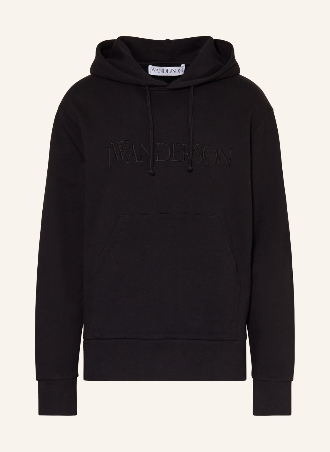 Jw Anderson Hoodie Mit Stickereien schwarz von JW ANDERSON