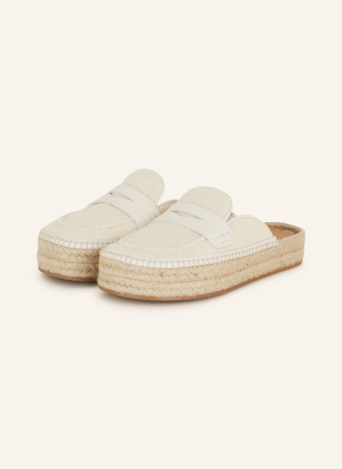 Jw Anderson Plateau-Loafer beige von JW ANDERSON