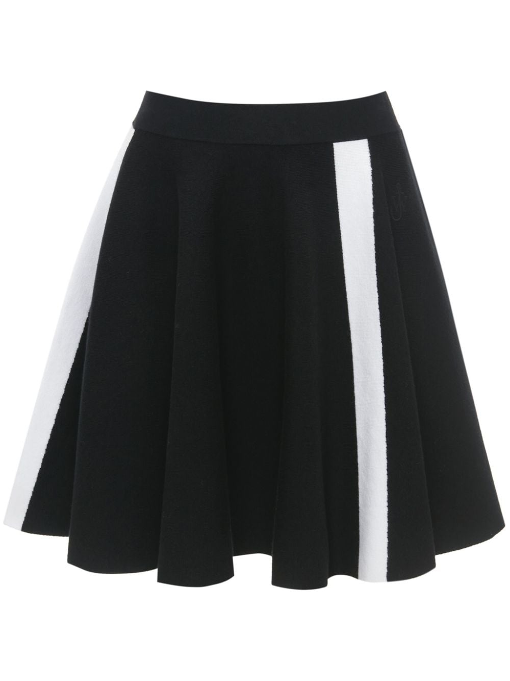 JW Anderson A-line cotton miniskirt - Black von JW Anderson