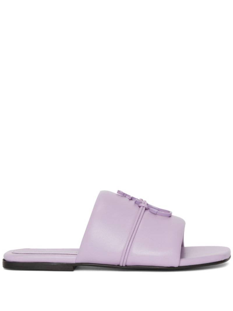 JW Anderson Anchor-logo slide sandals - Purple von JW Anderson