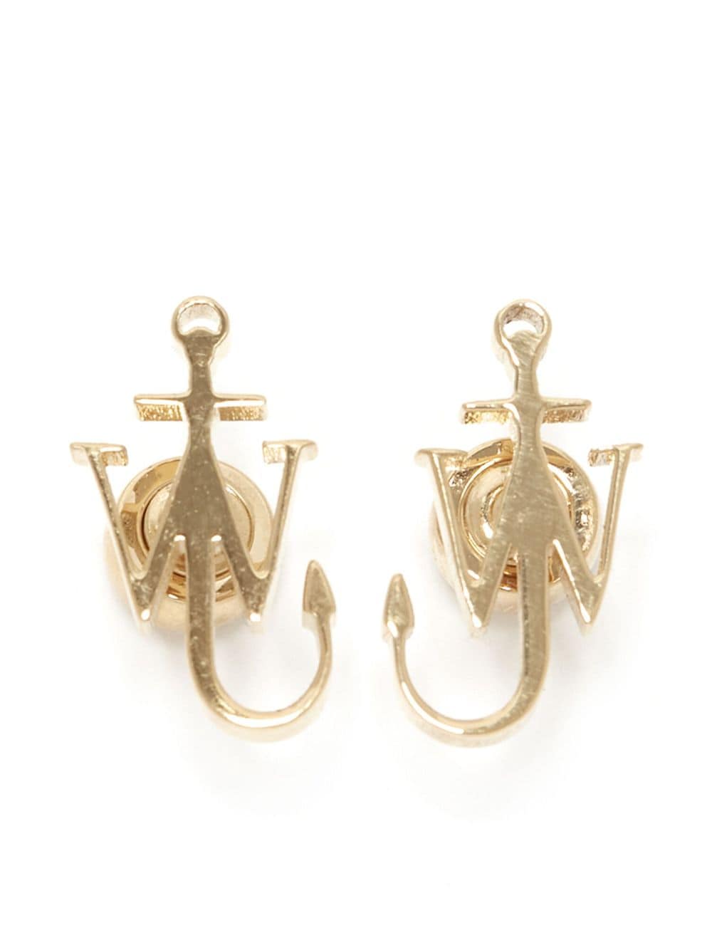 JW Anderson Anchor polished-finish earrings - Gold von JW Anderson