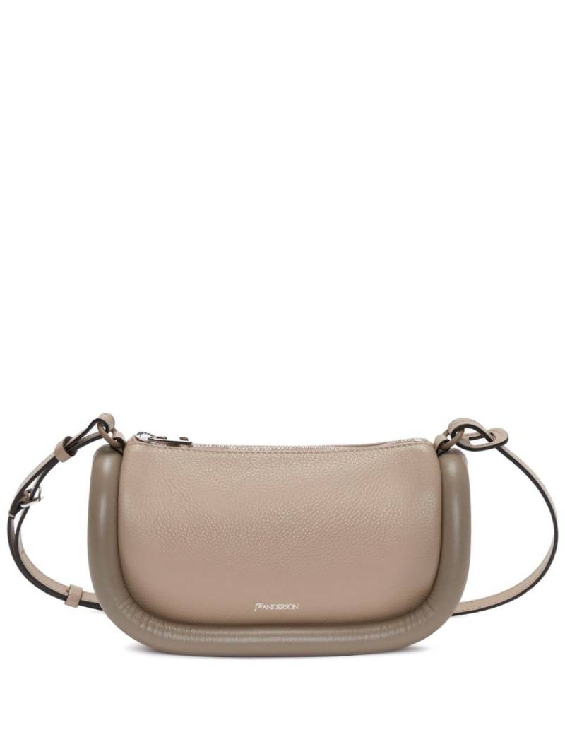 JW Anderson Bumper-12 leather crossbody bag - Neutrals von JW Anderson