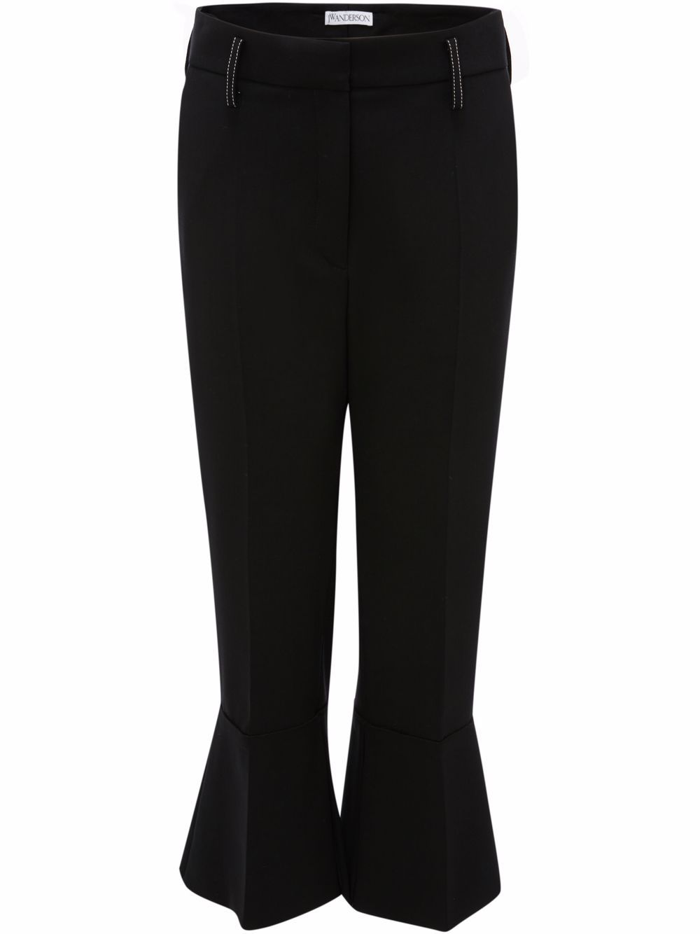 JW Anderson cropped flared trousers - Black von JW Anderson