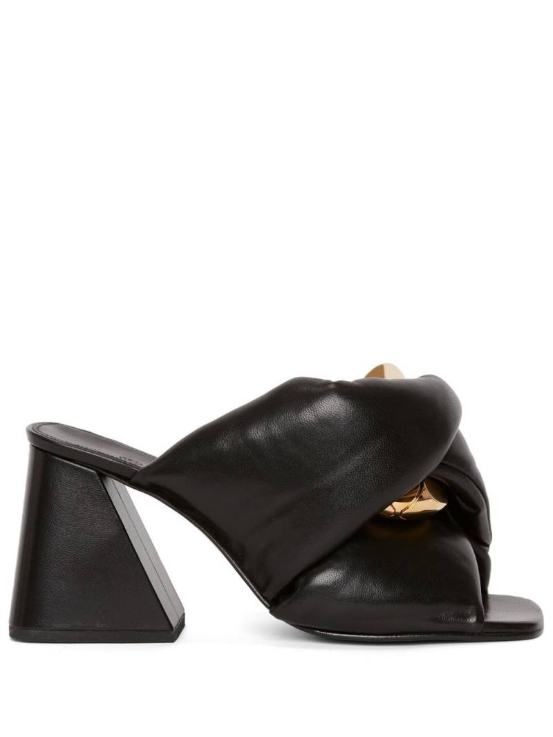 JW Anderson Chain Twist 80mm sandals - Black von JW Anderson