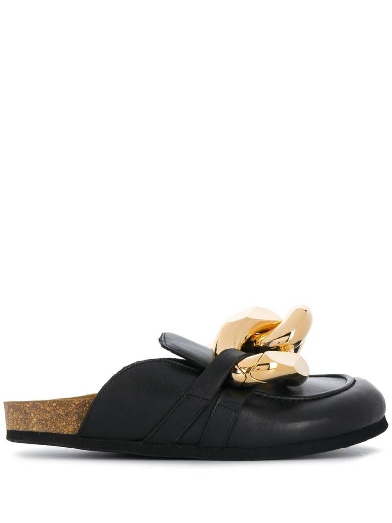 JW Anderson Chain loafer mules - Black von JW Anderson