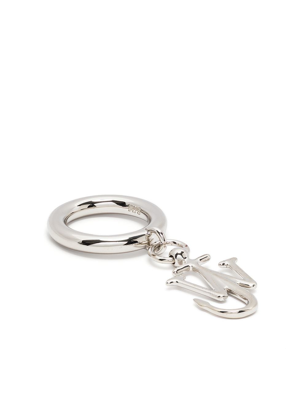 JW Anderson JW Anchor charm ring - Silver von JW Anderson