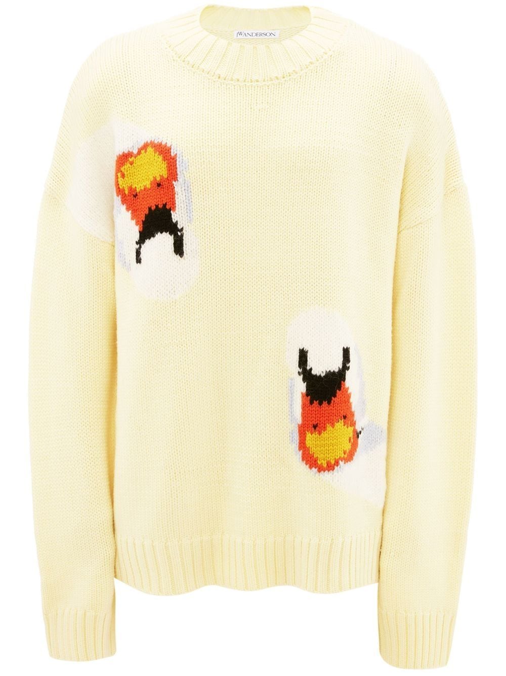 JW Anderson swan-motif jumper - Yellow von JW Anderson