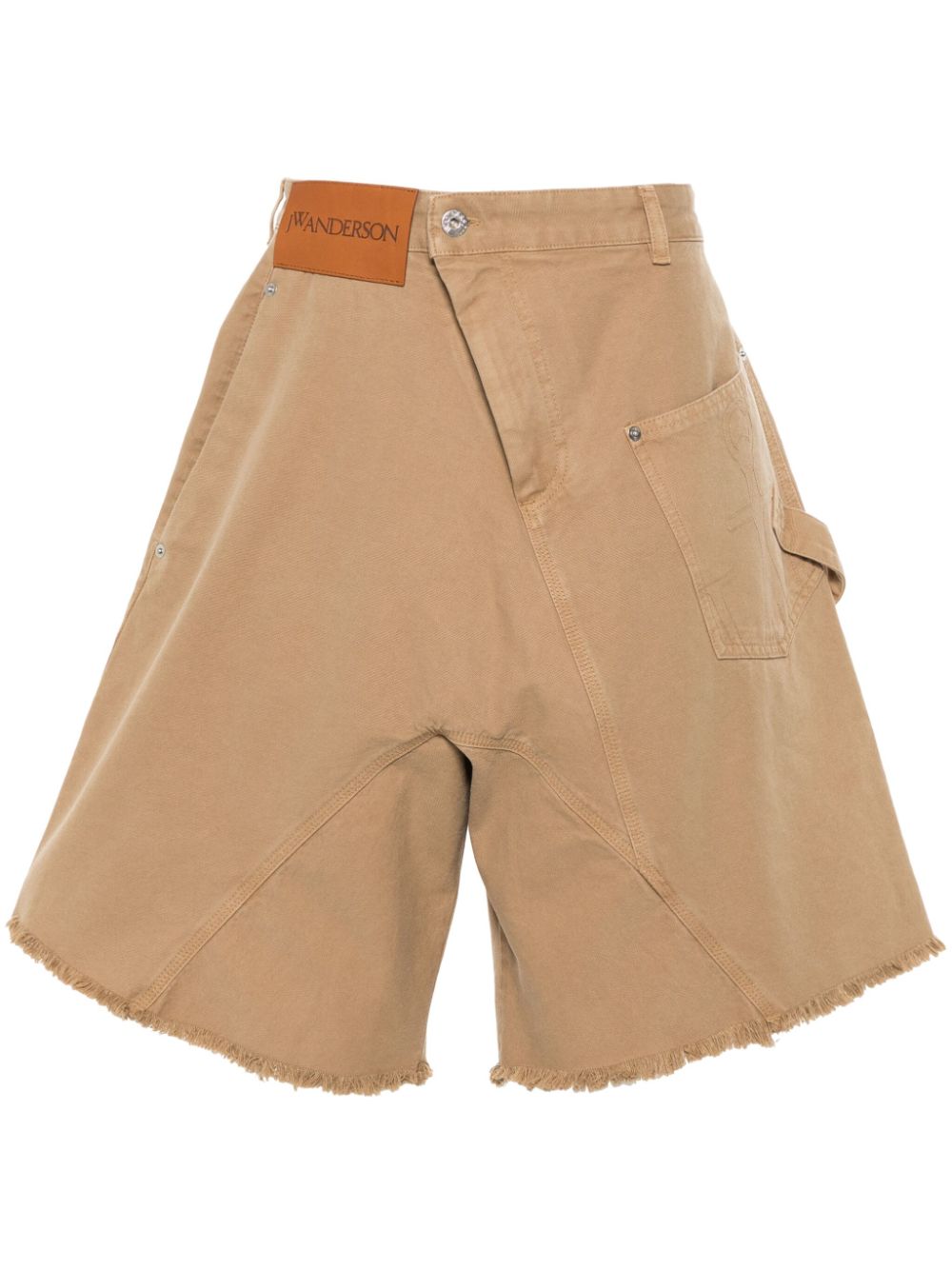 JW Anderson Twisted workswear shorts - Brown von JW Anderson