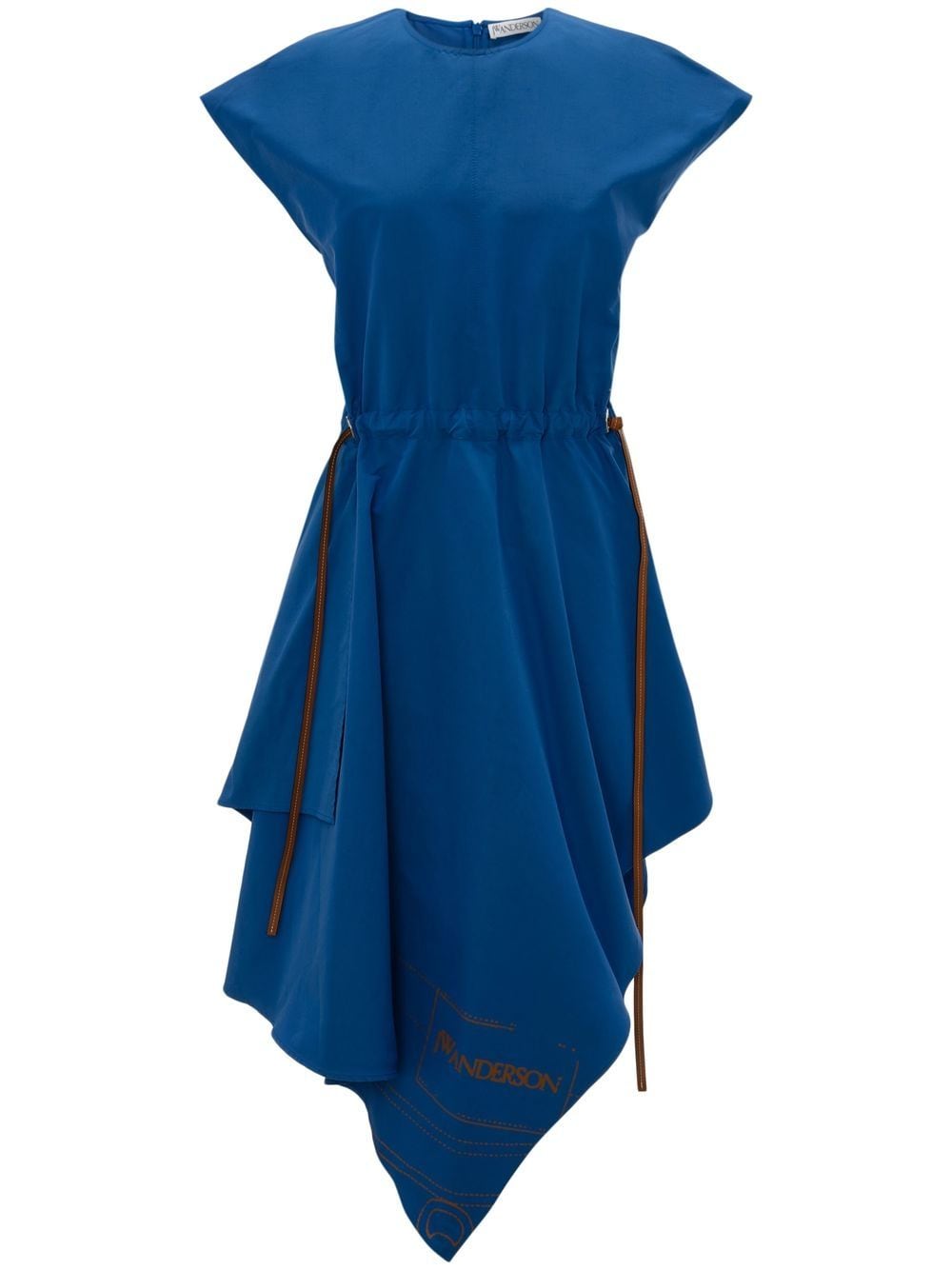 JW Anderson asymmetric-hem mini dress - Blue von JW Anderson