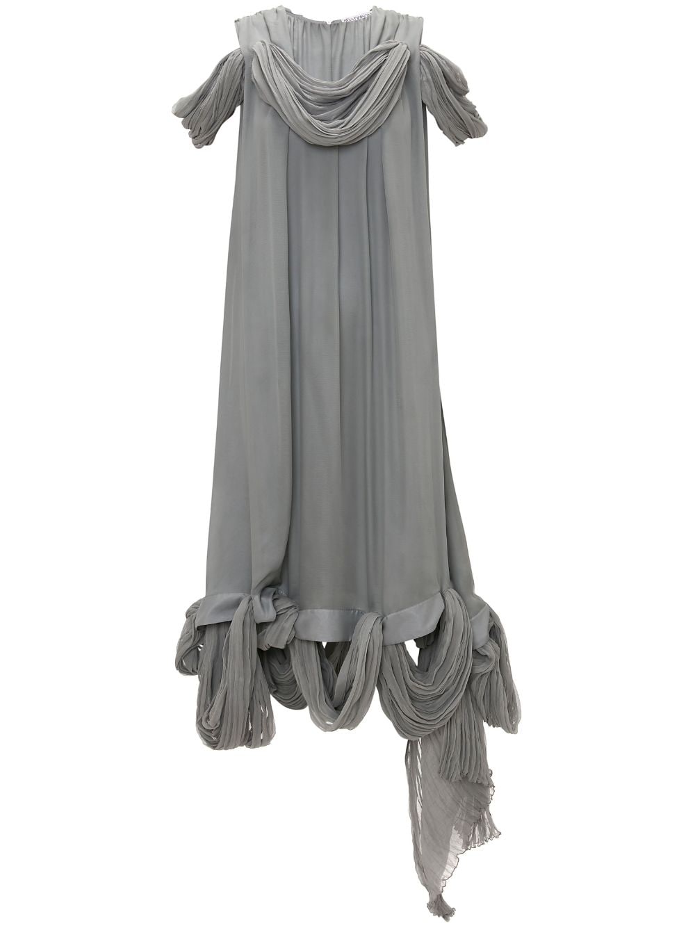 JW Anderson asymmetric sleeveless midi dress - Grey von JW Anderson