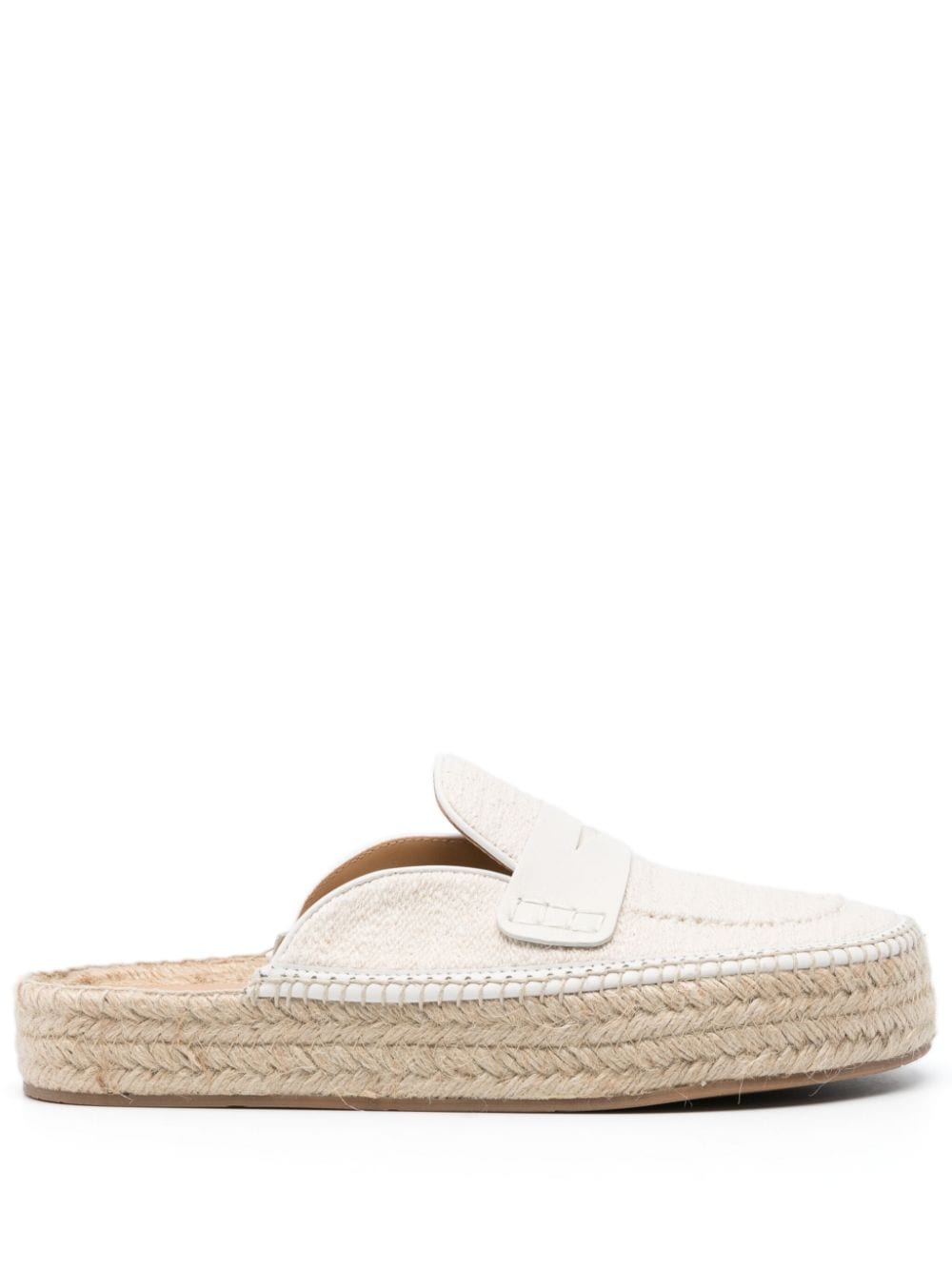 JW Anderson bouclé-detail mules - Neutrals von JW Anderson