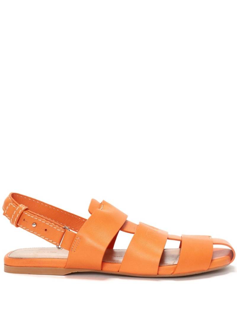 JW Anderson caged leather sandals - Orange von JW Anderson