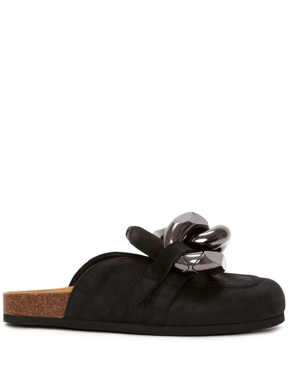 JW Anderson chain-detail suede mules - Black von JW Anderson