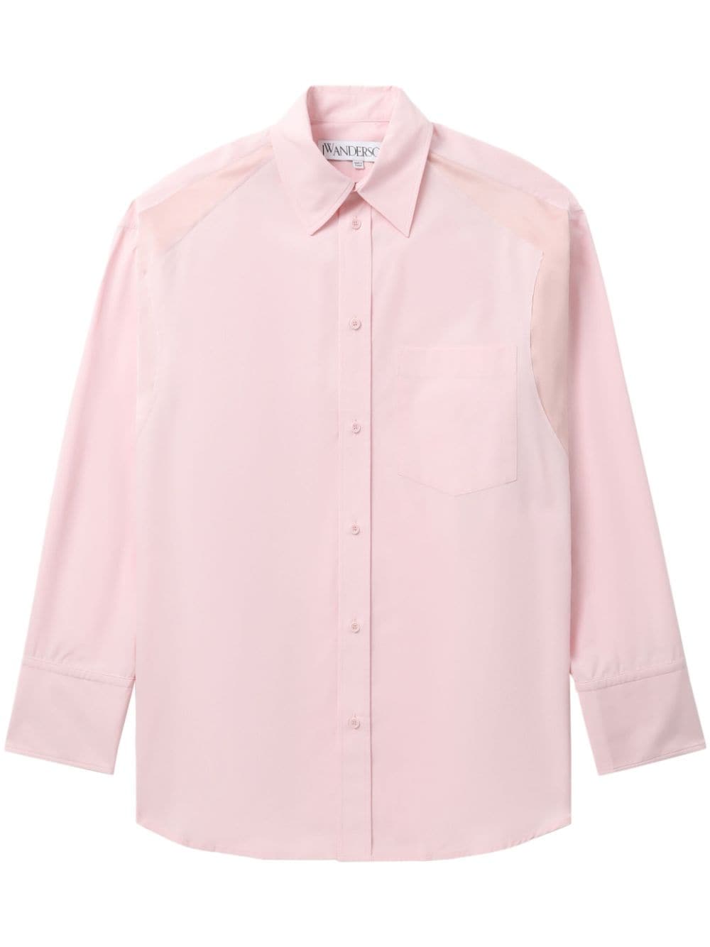 JW Anderson classic-collar cotton shirt - Pink von JW Anderson