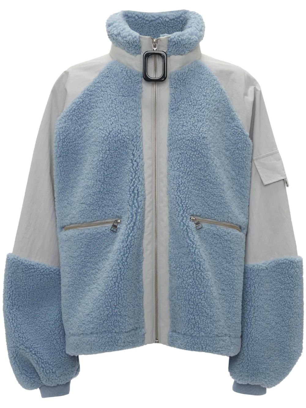 JW Anderson colour-block fleece track jacket - Blue von JW Anderson