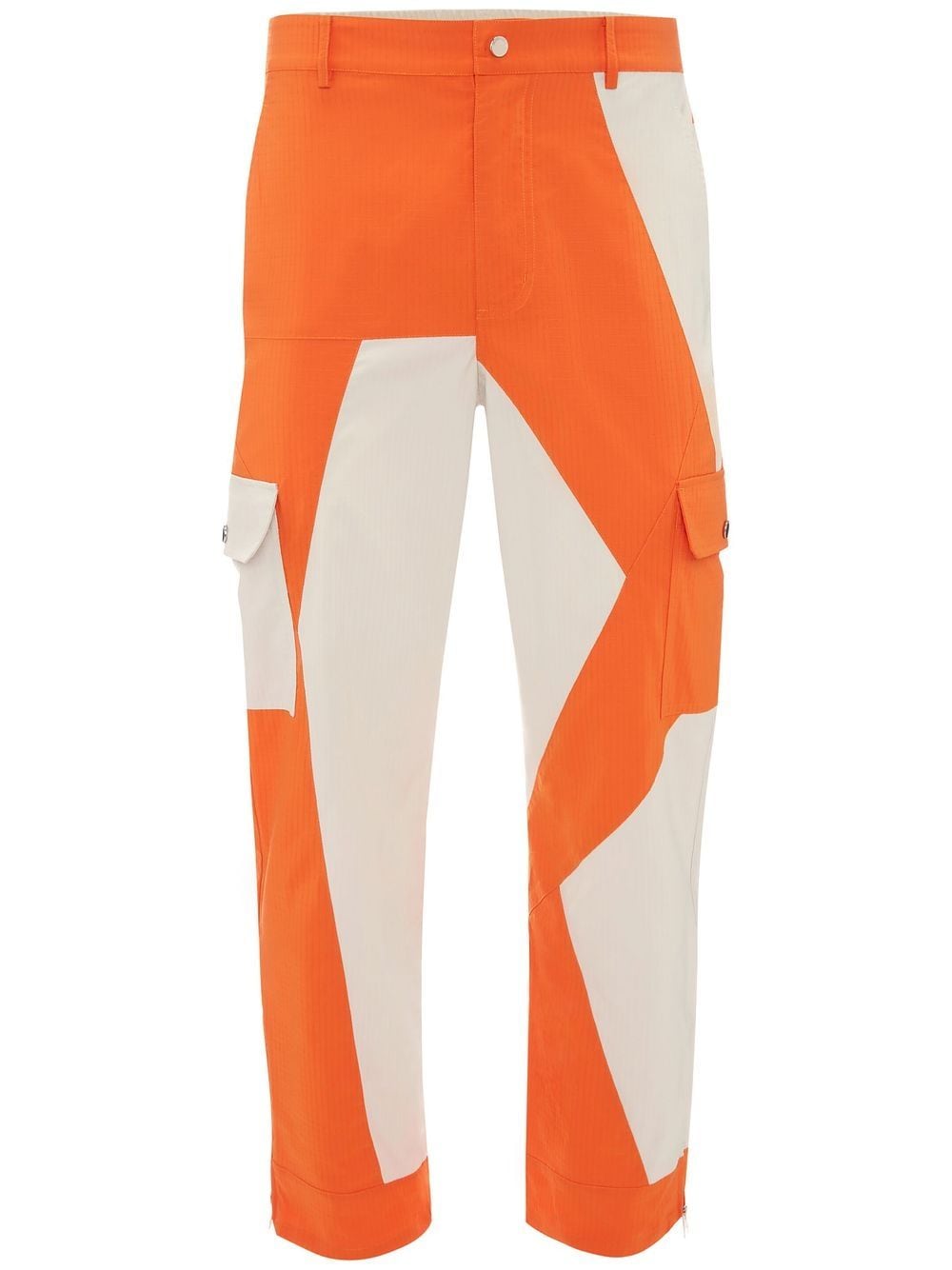JW Anderson colour-block straight-leg trousers - Orange von JW Anderson