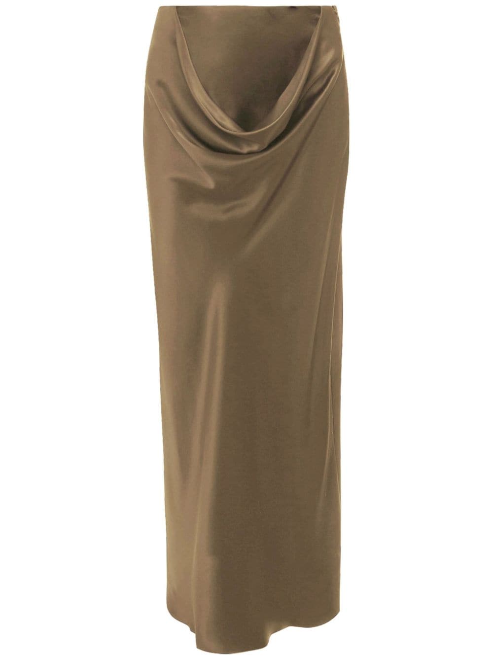 JW Anderson cowl-effect silk maxi skirt - Green von JW Anderson