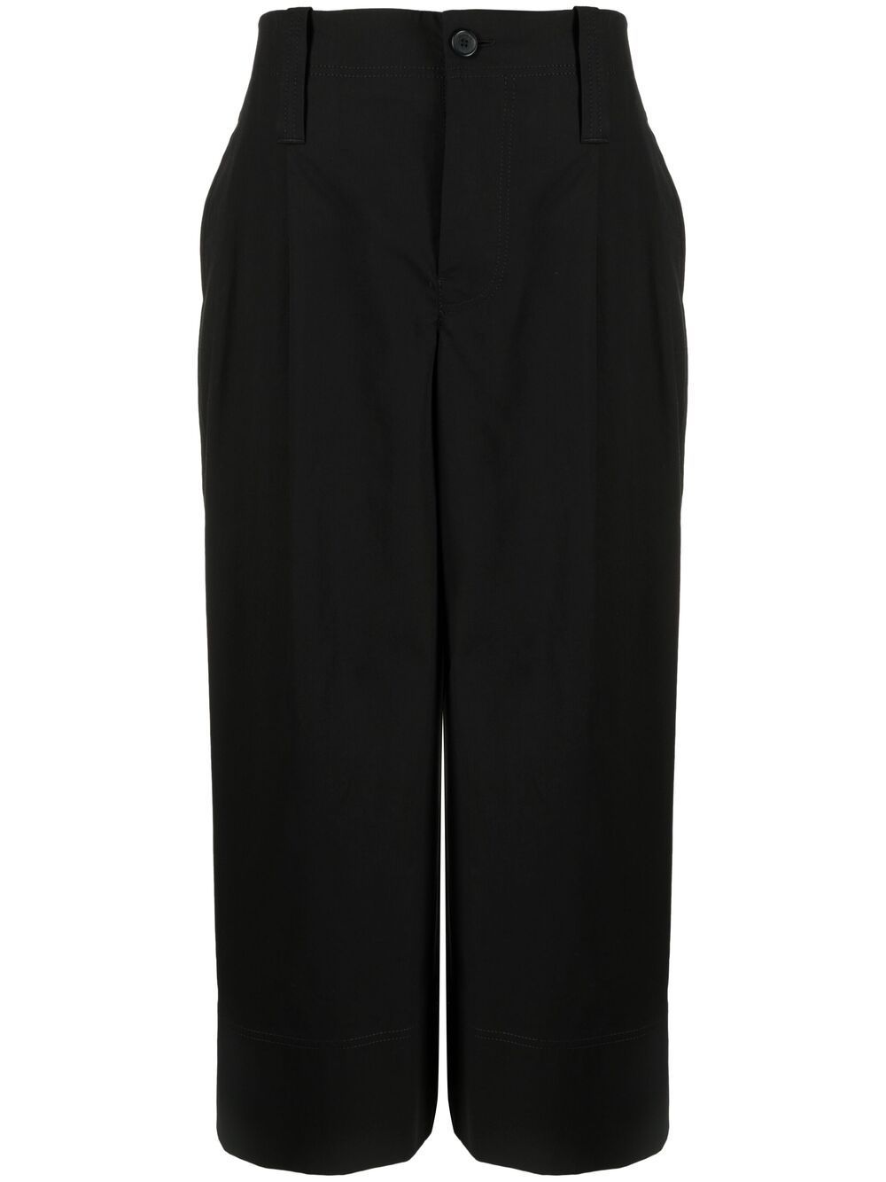 JW Anderson cropped wide leg trousers - Black von JW Anderson