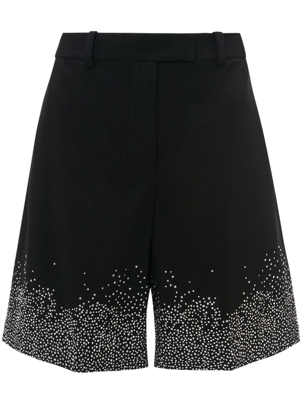 JW Anderson crystal-embellished tailored shorts - Black von JW Anderson
