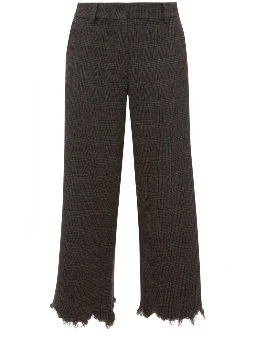 JW Anderson distressed-effect straight-leg trousers - Grey von JW Anderson