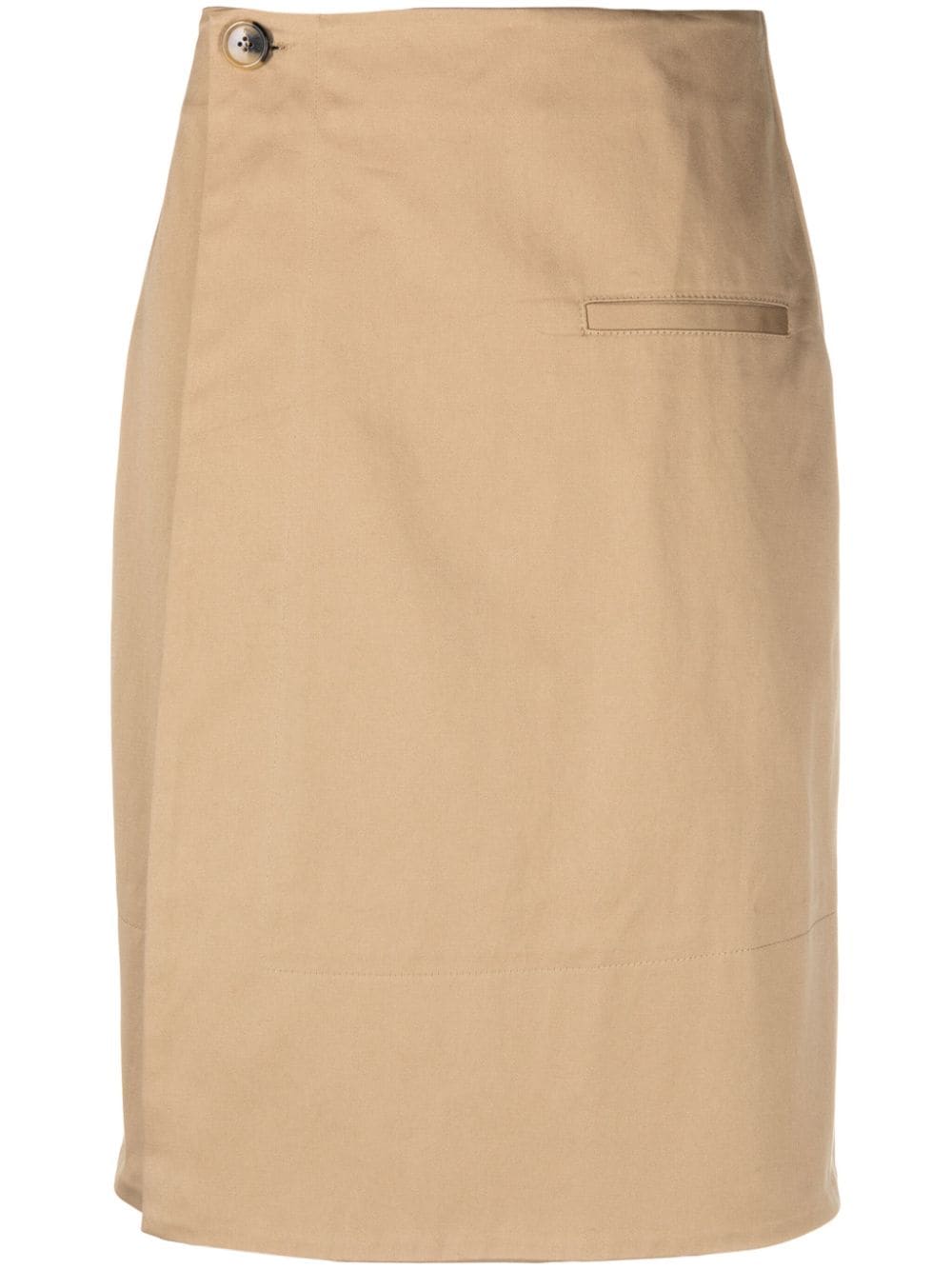 JW Anderson high-waist A-line miniskirt - Neutrals von JW Anderson