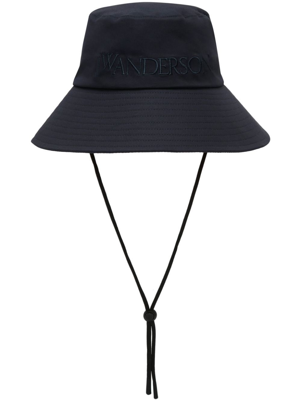 JW Anderson logo-embroidered bucket hat - Blue von JW Anderson