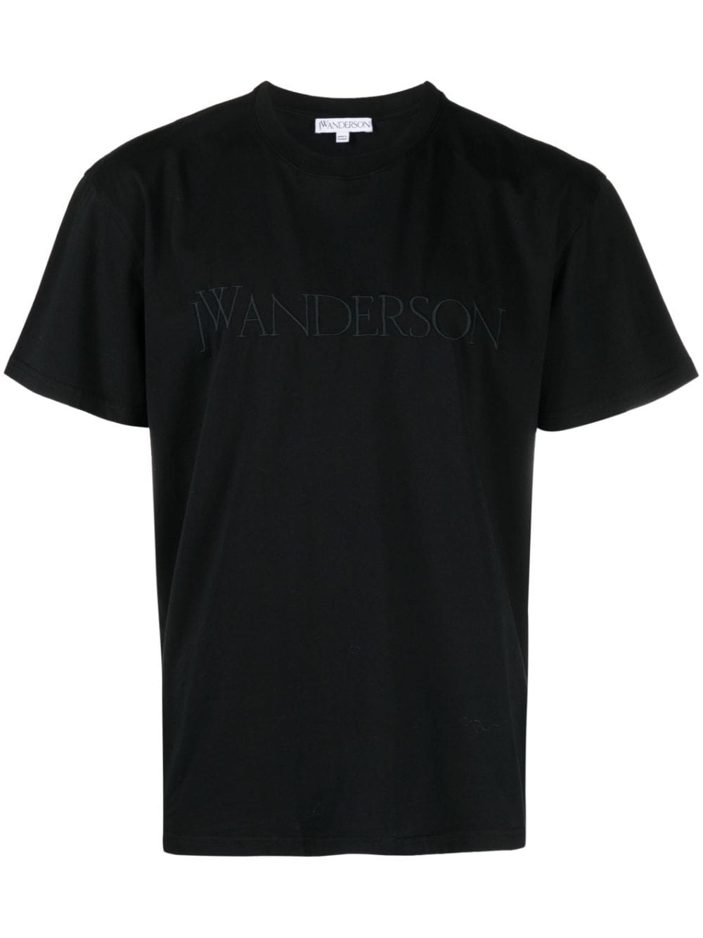 JW Anderson logo-embroidered cotton T-shirt - Black von JW Anderson