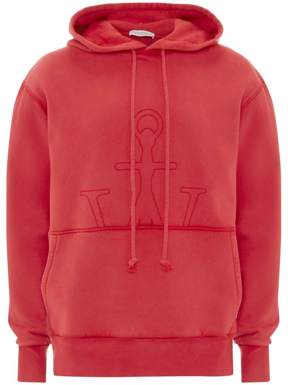 JW Anderson logo-embroidered hoodie von JW Anderson